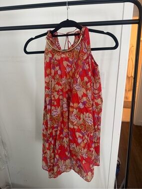 Zimmerman  Floral Dress with jewel neck